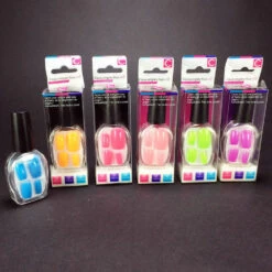 Faux-ongles Fluo Adhésifs -Créatifs Cadeaux Magasin faux ongles fluo adhesifs 1