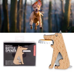 KIKKERLAND Fetch, Le Décapsuleur Chien -Créatifs Cadeaux Magasin fetch le decapsuleur chien 3