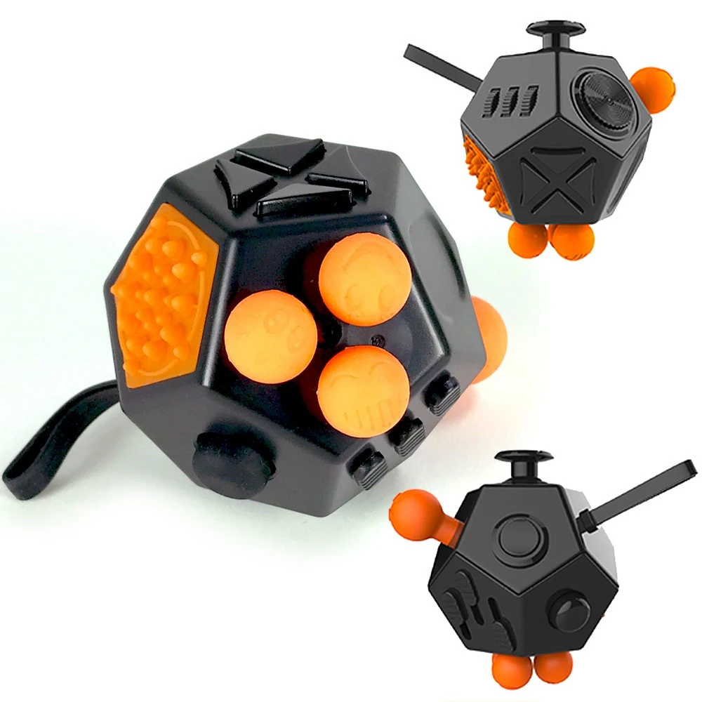 Fidget Cube 12 Faces, Gadget Anti-stress 4 Fidget Cube 12 Faces, Gadget Anti-stress – Image 2