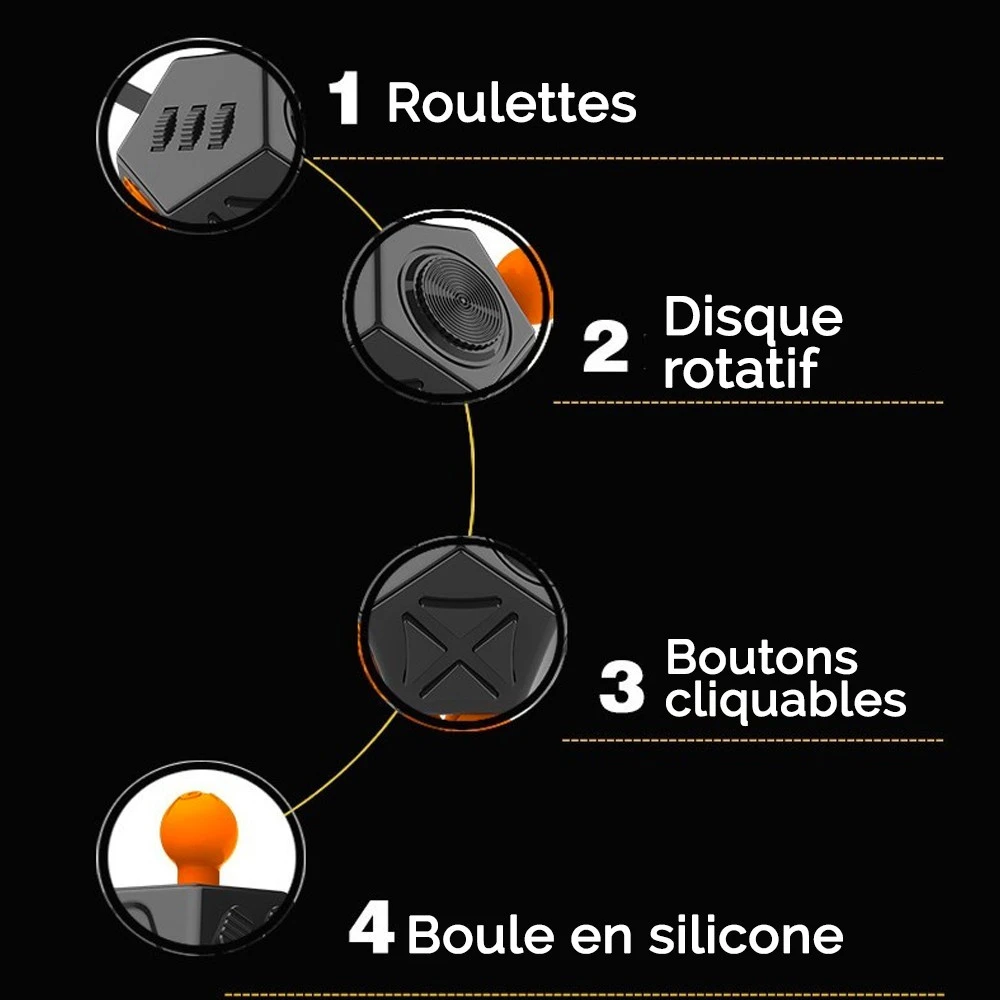 Fidget Cube 12 Faces, Gadget Anti-stress 6 Fidget Cube 12 Faces, Gadget Anti-stress – Image 4