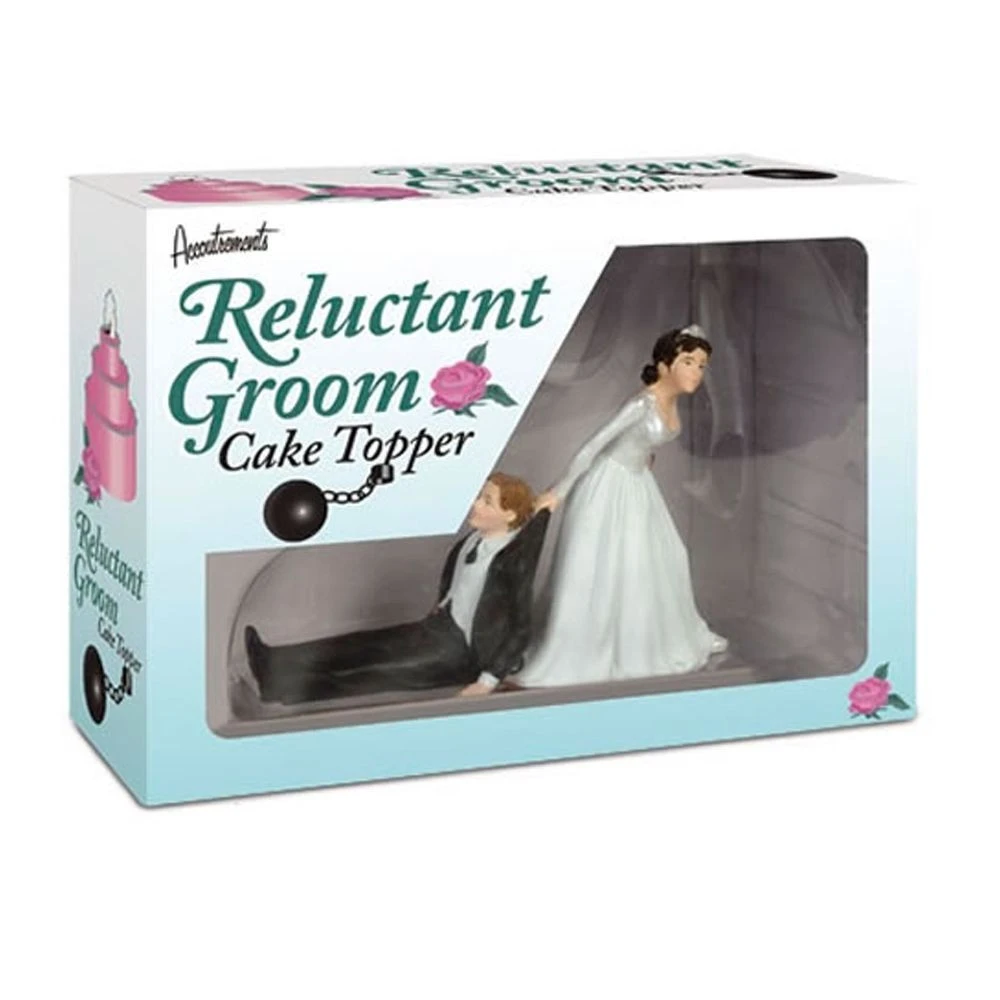 Figurines Pour Gâteau De Mariage - Marié Réticent 4 Figurines Pour Gâteau De Mariage - Marié Réticent – Image 2