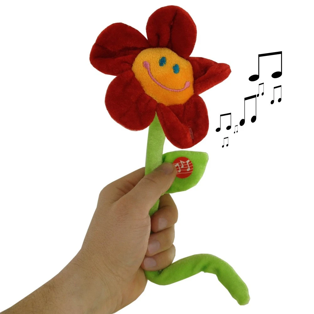 Fleur Peluche Musicale Anniversaire 30 Cm 5 Fleur Peluche Musicale Anniversaire 30 Cm – Image 3