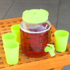 Fontaine à Boisson Et Ses 4 Gobelets -Créatifs Cadeaux Magasin fontaine a boisson et ses 4 gobelets 3