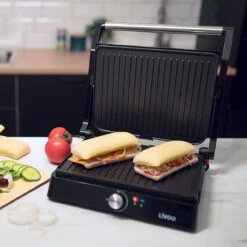 LIVOO Grill Plancha Viande Et Panini -Créatifs Cadeaux Magasin grill plancha viande et panini 2