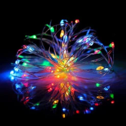 Guirlande 100 Micro-leds Multicolore Extérieur -Créatifs Cadeaux Magasin guirlande 100 micro leds multicolore exterieur 2