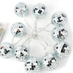 Guirlande Lumineuse Boules à Facettes -Créatifs Cadeaux Magasin guirlande lumineuse boules a facettes 2