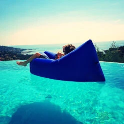 Hamac Sofa Auto-gonflant Bleu Royal -Créatifs Cadeaux Magasin hamac sofa auto gonflant bleu 2