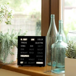 Horloge à Mots LED -Créatifs Cadeaux Magasin horloge a mots led 7