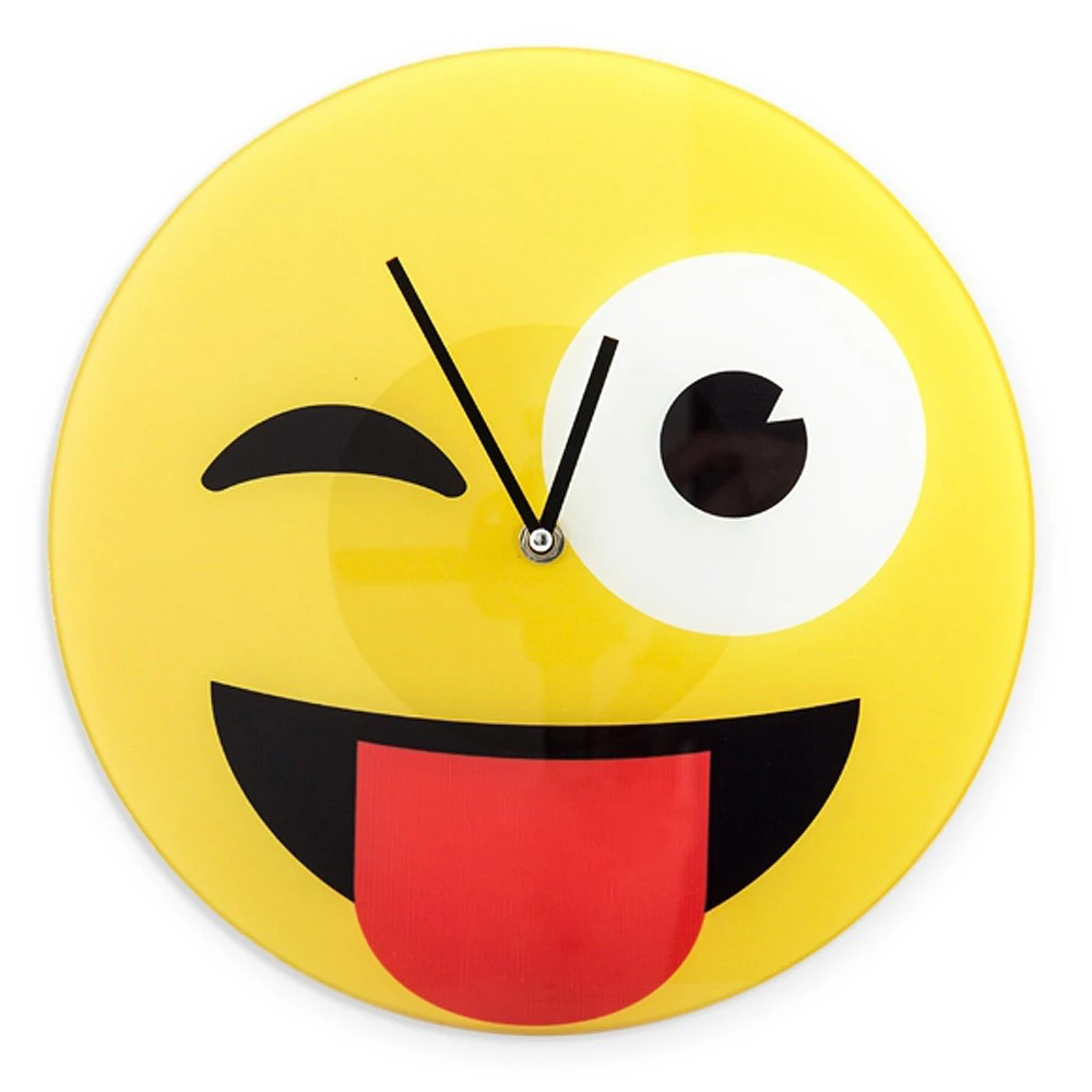 Horloge Emoji Espiègle 4 Horloge Emoji Espiègle – Image 2