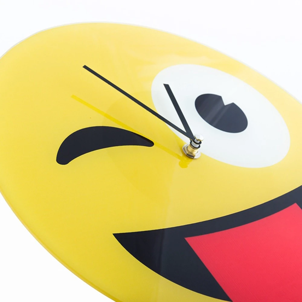 Horloge Emoji Espiègle 3 Horloge Emoji Espiègle