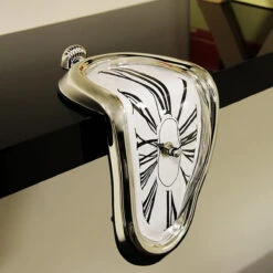 Out Of The Blue Horloge Montre Molle Façon Dali CHIFFRES ROMAINS -Créatifs Cadeaux Magasin horloge montre molle facon dali 4