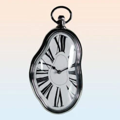 Horloge MURALE Fondante Façon Dali Chiffres Arabes -Créatifs Cadeaux Magasin horloge murale fondante facon dali 1