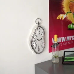 Horloge MURALE Fondante Façon Dali Chiffres Arabes -Créatifs Cadeaux Magasin horloge murale fondante facon dali 2