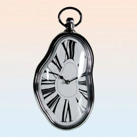 Horloge Murale Fondante Façon Dali Chiffres Romains 3 Horloge Murale Fondante Façon Dali Chiffres Romains