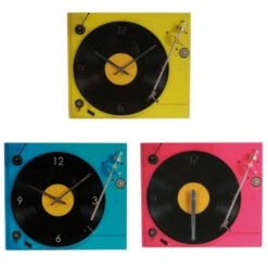 Horloge Tourne-disque -Créatifs Cadeaux Magasin horloge tourne disque 1