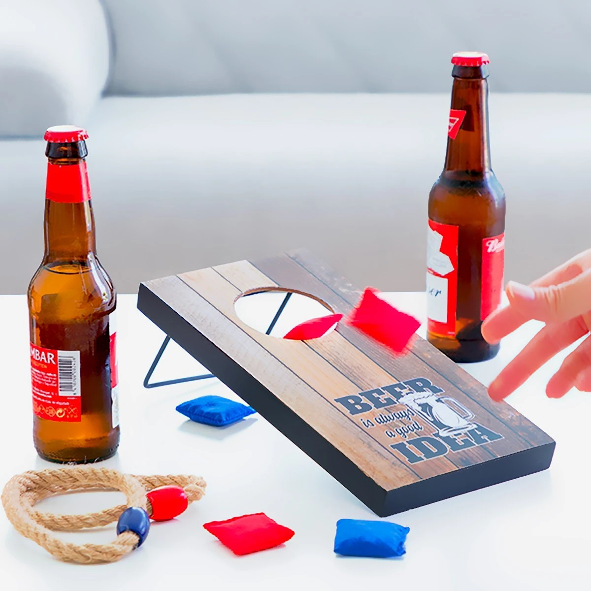 Out Of The Blue Jeu D'adresse à Boire, Lancer De Sacs Et Anneaux. 5 Out Of The Blue Jeu D'adresse à Boire, Lancer De Sacs Et Anneaux. – Image 3