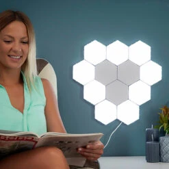 Jeu De 3 Panneaux Led Modulaires Tactiles