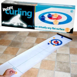 KIKKERLAND Jeu De Curling De Bureau