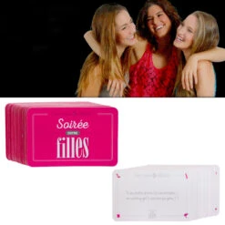 Jeu De Discussion Soirée Entre Filles -Créatifs Cadeaux Magasin jeu de discussion soiree entre filles 2