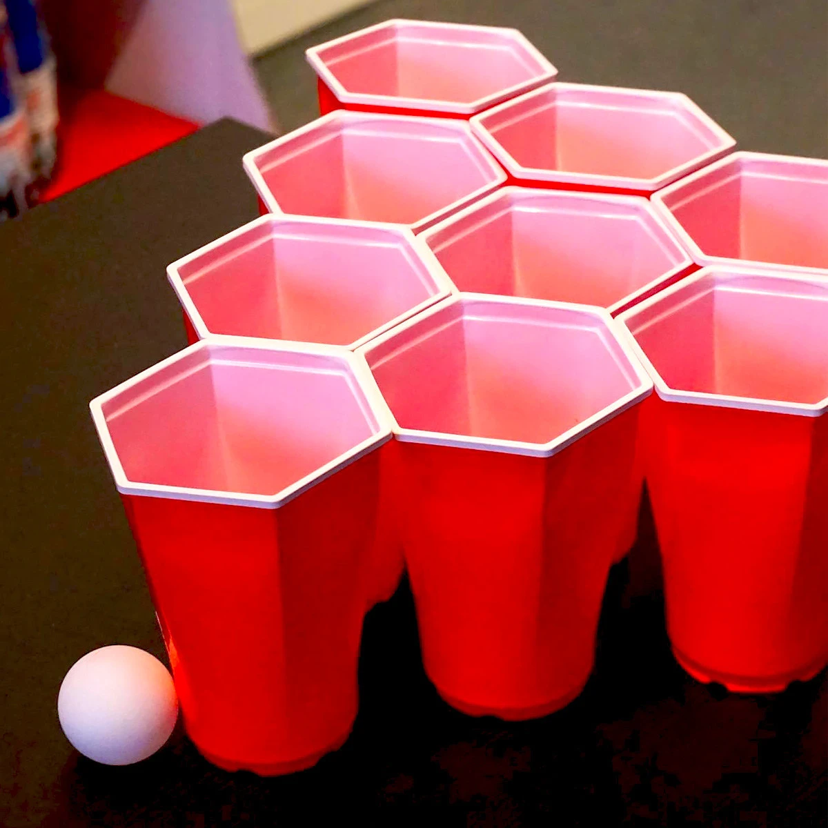 Out Of The Blue Kit Beer Pong Hexagonal 3 Out Of The Blue Kit Beer Pong Hexagonal