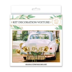 Kit Déco Voiture Des Mariés -Créatifs Cadeaux Magasin kit deco voiture des maries 2
