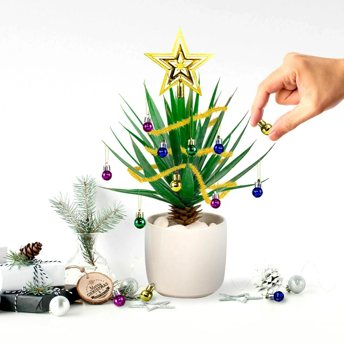 GIFT REPUBLIC Kit Décoration Festive Pour Plante 5 GIFT REPUBLIC Kit Décoration Festive Pour Plante – Image 3