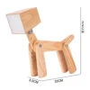 Lampe Bois Design Chien -Créatifs Cadeaux Magasin lampe bois design chien