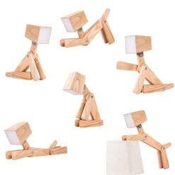 Lampe Bois Design Chien -Créatifs Cadeaux Magasin lampe bois design chien 2