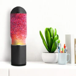 Lampe Lave à Paillettes Avec Diffuseur De Parfum Intégré - Ambiance Et Aromathérapie 2-en-1 -Créatifs Cadeaux Magasin lampe lave paillettes diffuseur de parfum 2