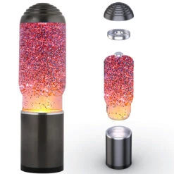 Lampe Lave à Paillettes Avec Diffuseur De Parfum Intégré - Ambiance Et Aromathérapie 2-en-1 -Créatifs Cadeaux Magasin lampe lave paillettes diffuseur de parfum 4