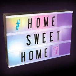 Lightbox A4, Lampe Multicolore à Messages -Créatifs Cadeaux Magasin lightbox a4 lampe multicolore a messages 2
