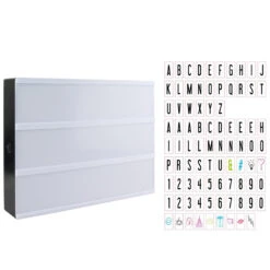 Lightbox A4, Lampe Multicolore à Messages -Créatifs Cadeaux Magasin lightbox a4 lampe multicolore a messages 3