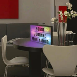 Lightbox A4, Lampe Multicolore à Messages -Créatifs Cadeaux Magasin lightbox a4 lampe multicolore a messages 6