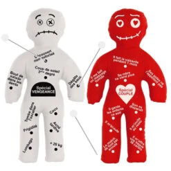 Lot 2 Poupées Vaudou Vengeance + Couple 9 Lot 2 Poupées Vaudou Vengeance + Couple -Créatifs Cadeaux Magasin lot 2 poupees vaudou vengeance couple 3