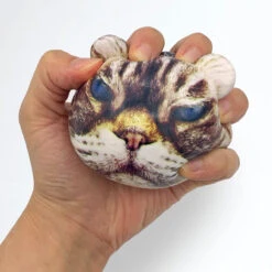 KIKKERLAND Lot De 2 Balles Anti-stress Félins