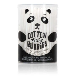 Lot De 2 Boîtes Coton-tiges Panda