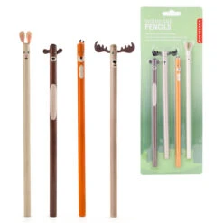 Lot De 4 Crayons Animaux De La Forêt 8 Lot De 4 Crayons Animaux De La Forêt -Créatifs Cadeaux Magasin lot de 4 crayons animaux de la foret 2
