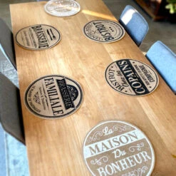 Lot De 6 Sets De Table Toile De Jute -Créatifs Cadeaux Magasin lot de 6 sets de table toile de jute 3