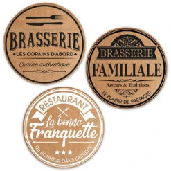 Lot De 6 Sets De Table Toile De Jute -Créatifs Cadeaux Magasin lot de 6 sets de table toile de jute 5