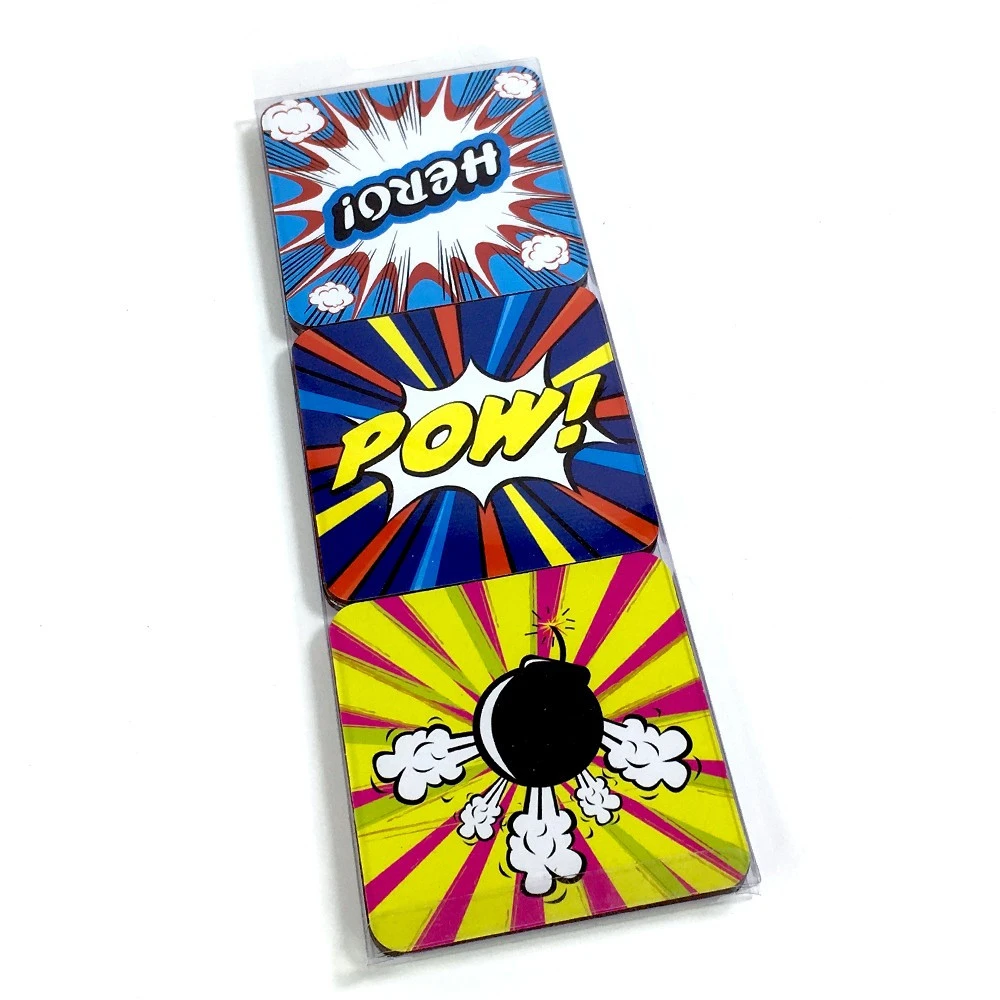 Lot De 6 Sous-verres Comics 4 Lot De 6 Sous-verres Comics – Image 2