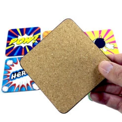 Lot De 6 Sous-verres Comics 11 Lot De 6 Sous-verres Comics -Créatifs Cadeaux Magasin lot de 6 sous verres comics 4