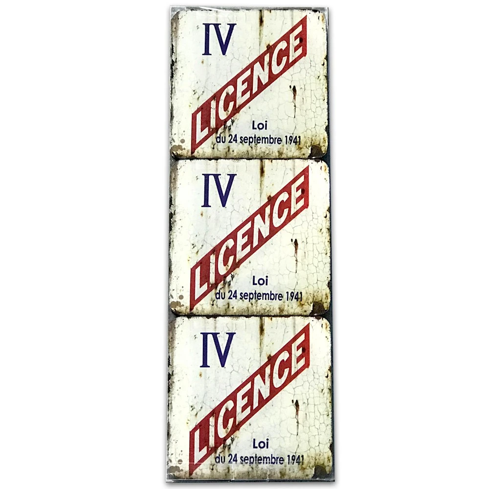 Lot De 6 Sous-verres Licence IV 5 Lot De 6 Sous-verres Licence IV – Image 3