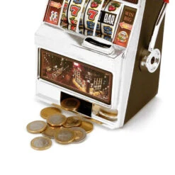 Tirelire Jackpot, Machine à Sous -Créatifs Cadeaux Magasin machine a sous jackpot de bureau 5