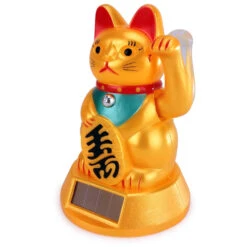 Maneki Neko, Chat Porte-bonheur Japonais Solaire -Créatifs Cadeaux Magasin maneki neko chat porte bonheur japonais solaire 1