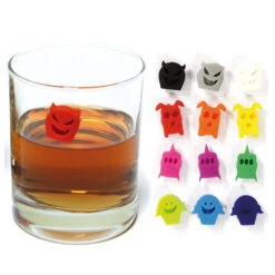 Marque-verres Fantaisie Silicone -Créatifs Cadeaux Magasin marque verres fantaisie silicone 2