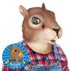 Masque Tête D'écureuil -Créatifs Cadeaux Magasin masque tete d ecureuil 1