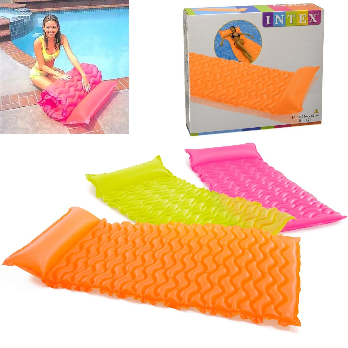 Matelas Gonflable De Piscine à Rouler 3 Matelas Gonflable De Piscine à Rouler