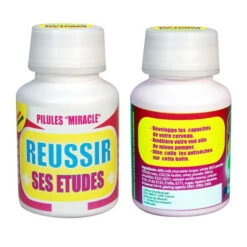 Médicament Pilules Miracle, Réussir Ses études