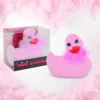 Mini Canard Fourrure Vibrant Rose -Créatifs Cadeaux Magasin mini canard fourrure vibrant rose