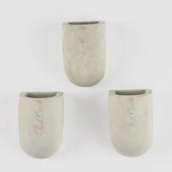 GIFT REPUBLIC Mini Jardinières Magnétiques En Béton